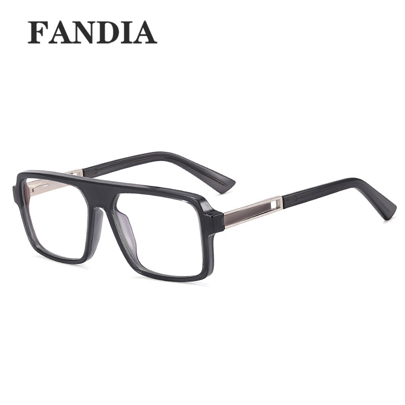 93503 Comercio exterior nuevo retro anti-azul gafas de luz de los hombres ocasionales de negocios gafas cuadradas ultra ligero TR90 marco de la moda