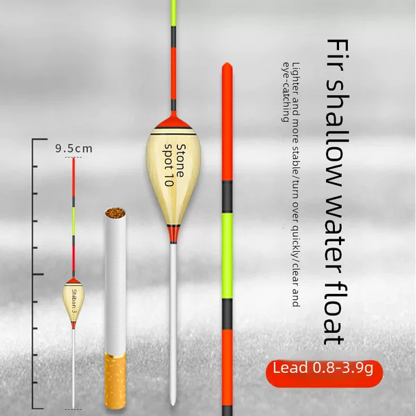 Barr fir fish drift spring and winter ice fishing stone spot drift shallow water drift small short drift crucian carp fish drift eye-catching stream grass hole float