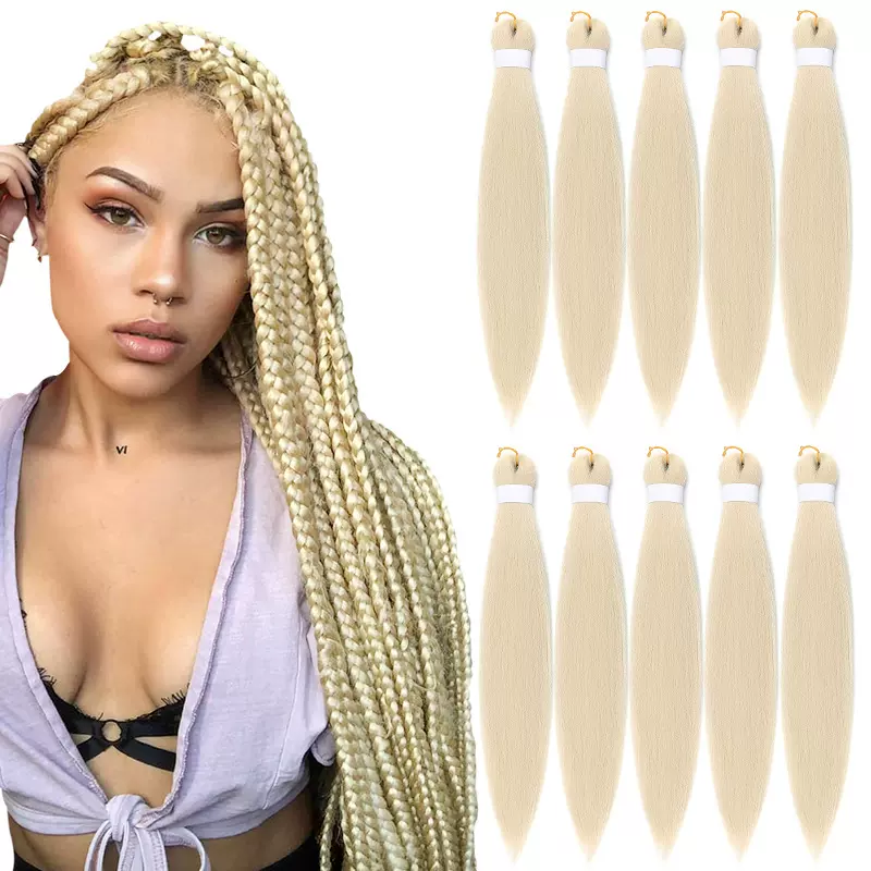 PVC低温阻燃缩尾定性拉挡大辫子低温定型假发批发EZbraiding hair