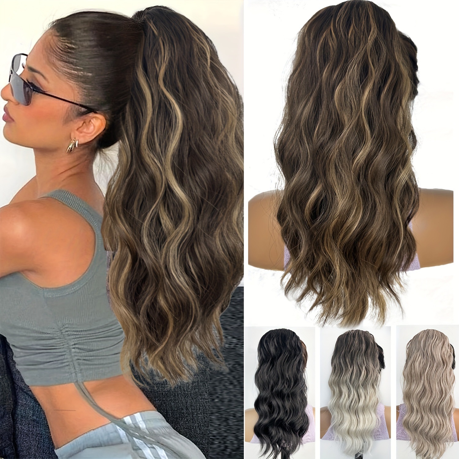 Comercio exterior cuerda de extracción de agua corrugada cola de caballo