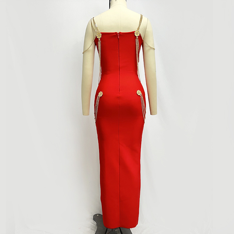 Elegant Women's Bandage Evening Dress For Formal Prom Occasions_voghion.com