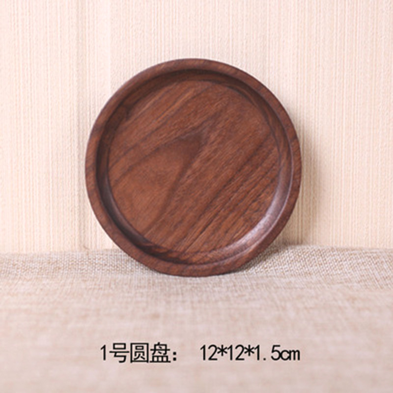 Bandeja de pizza de madera cocina bandeja pequeña de madera de almacenamiento de exportación simple escritorio multifuncional comida japonesa Nórdica