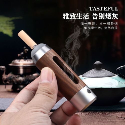 Cross-border lazy cigarette holder car ashtray lighter no ash artifact cigarette cover high-looking cigarette lighter anti-ash