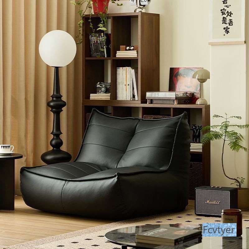 Fitbo Lazy Sofa Single Tatami Bedroom Balcony Small Sofa Reclining and Sleeping Popular Caterpillar Bean Bag