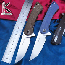 外贸跨境热销 D2钢折叠刀户外高硬度锋利刀具防身G10米卡塔小刀具