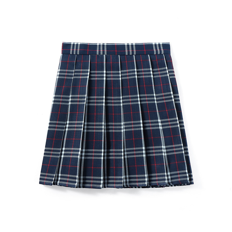48CM现货内衬安全裤制服格子学院日系百褶班服校服学生短半身女裙|undefined