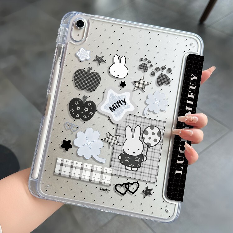 Optional patterns are available for Apple iPad 11 protective cases, Air 8/7/6, Pro, foldable mini, Miffy 10, transparent Optional patterns are available for Apple iPad 11 protective cases, Air 8/7/6, Pro, foldable mini, Miffy 10, transparent