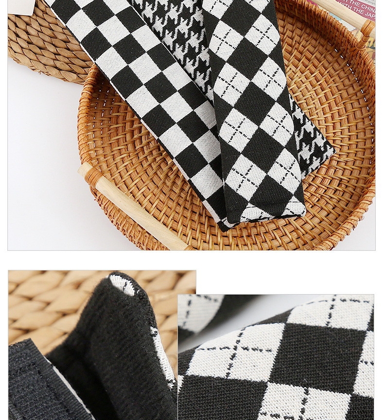 Car Seat Belt Protective Cover Jacquard Quilted Soft Car Shoulder Belt Cover Fashionable Car Interior Supplies