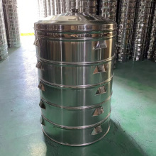 亮星无磁不锈钢蒸笼家用商用特厚加大蒸格多层蒸屉蒸锅大蒸笼蒸格