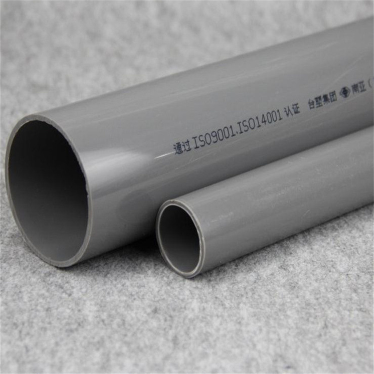 台塑南亚UPVC给水管 耐酸碱腐蚀  灰色 压力1.0MPAPN10Φ40~630mm
