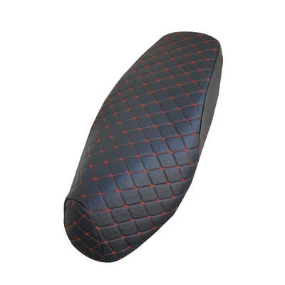 HJ125T car special thick – Motorcycle cushion - haojue-afr125-red-and-black-embroidered-air-cushion