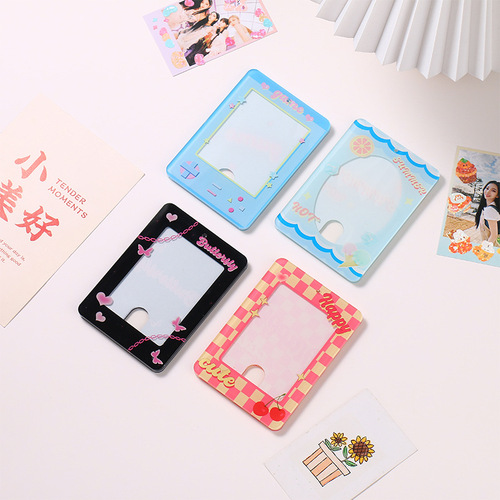 Original new small card card holder card brick standing card Guka card holder Gupan desktop card holder small card protection card holder