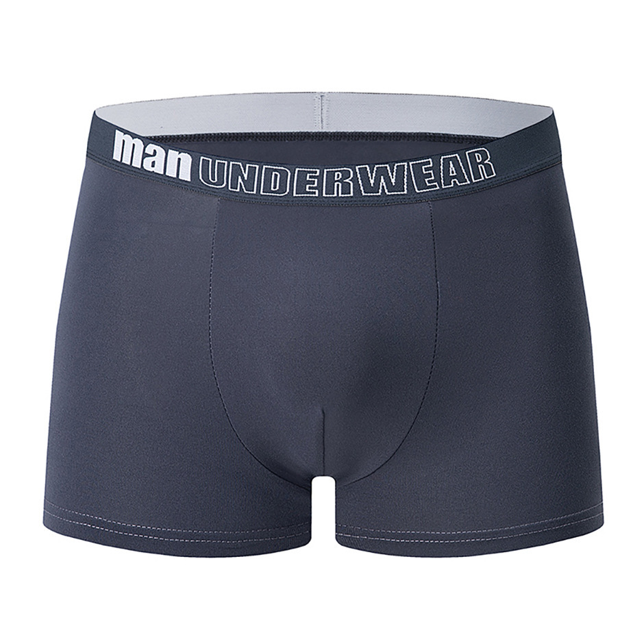 Herren Trunks Aus Baumwolle Nahtlose Sportunterwäsche Atmungsaktiv_voghion.com