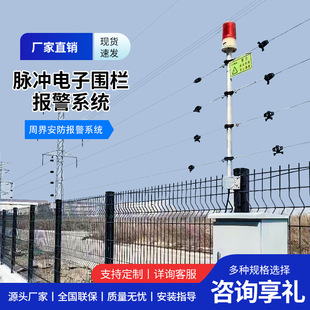Intelligent High-Voltage Pulse Electronic Fence System Complete Set of Fence and Weekly Defense Alarm Pulse Grid Host