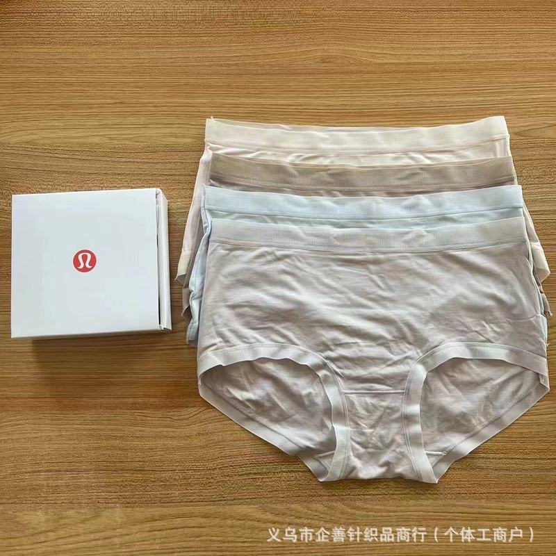 女性下着lulu露露四季型の中腰に痕跡のない綿の股の通気性が快適な女子の三角ズボンの4本の服|undefined