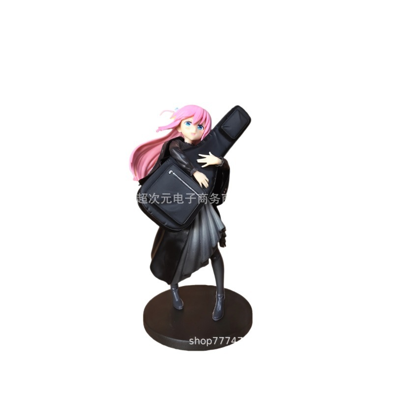 跨境新品 孤独摇滚吉他 站姿手办 二次元美少女动漫潮玩模型摆件|undefined