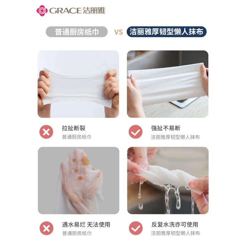 Jeeliya Lazy Planet Wild and Wet Disposal Disposal Washing Facter Waste Cleaning Products Kitchen Paper Towel поглощает воду