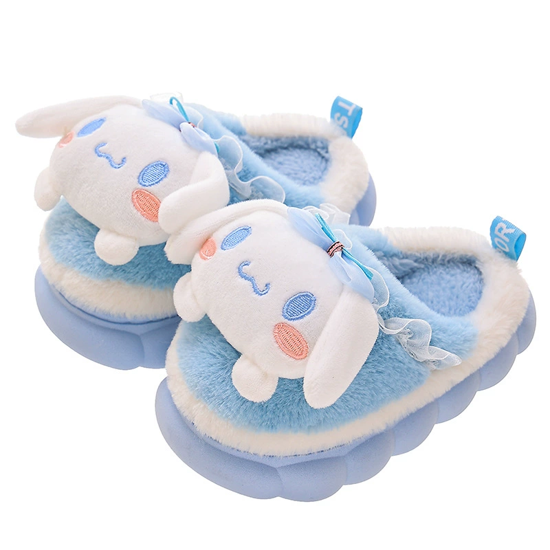Demi-season children's cartoon slippers for men and women indoor for early age
