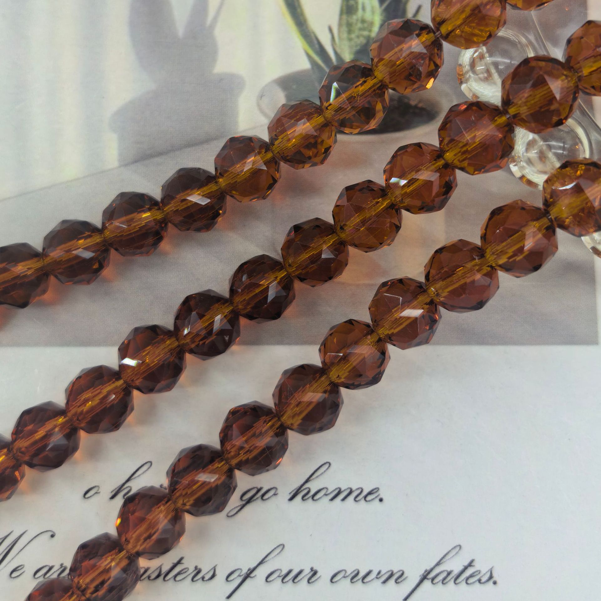 Bola de flores de 8mm Jingjing K9 cuentas sueltas de cristal 64 superficies cortadas con cuentas Accesorios de joyería hechos a mano de bricolaje Pulsera Collar lote suelto image 78