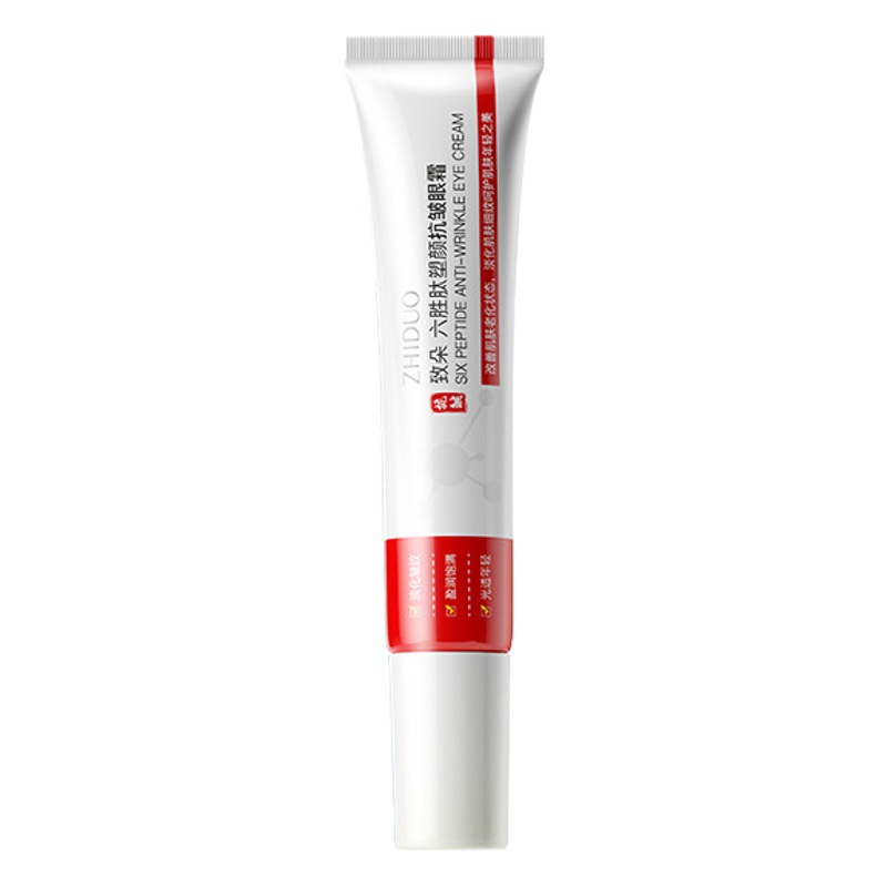 Zhiduo Six Peptide Anti-Wrinkle Eye Cream Eye Essence Eye Cream Moisturizing and Replenishing Eye Care Manufacturer Wholesale Delivery