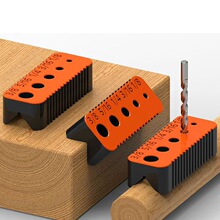跨境Drill Guide钥匙扣适用于4mm到10mm钻头的公制钻孔导向器挂件