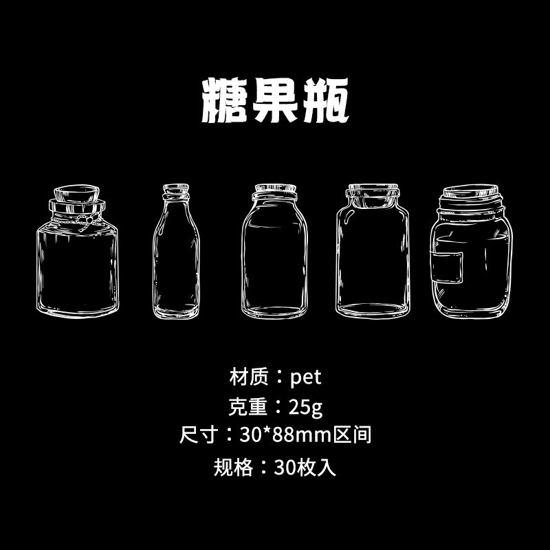 Aiyu serie cuenta de mano pegatinas lindo niños pegatinas transparente impermeable material de mascotas papel al por mayor