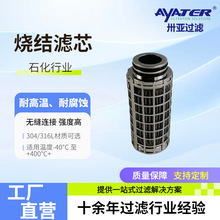 卅亚不锈钢金属烧结滤芯 化工制造高精度耐高温烧结滤芯