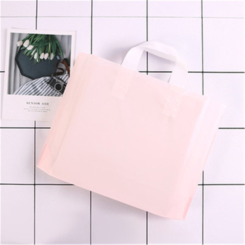 Bolsa de plástico simple engrosada tienda de ropa para niños bolsa caja de zapatos bolso maquillaje bolsa de regalo bolsa de logotipo de embalaje