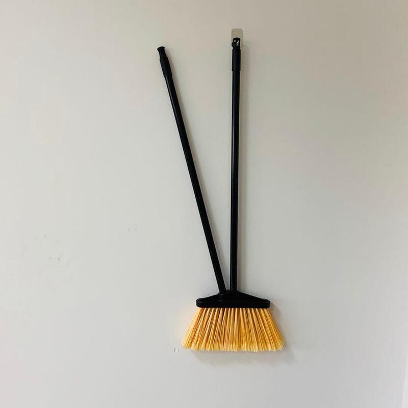 Wholesale soft brush cleaning plastic broom indoor outdoor broom double hole broom head