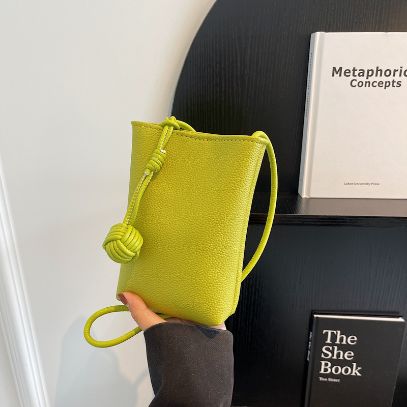 Minimalist Solid Color New Fresh Sweet Fashion Phone Bag Bag For Women 2024 New Crossbody Bag Shoulder Bag Small Bag
