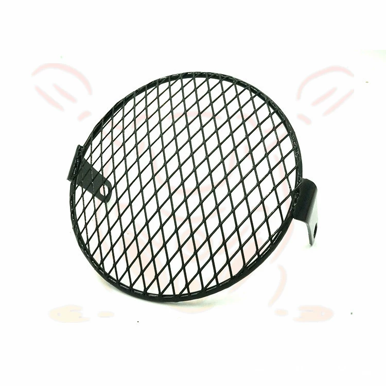 Модифицированная ретро-фара CG125 GN125, черная круглая фара в стиле ретро, ​​аксессуары для мотоциклов, решетка фары
