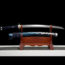 龙泉市刀剑武士刃肋差短刀T10烧刃一体宝剑冷兵器收藏摆件未开刃