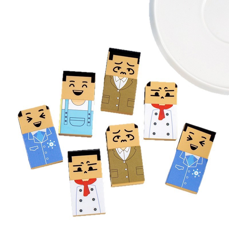 搞怪帅哥变秃头趣味聪明绝顶橡皮擦小学生奖品奖励礼物创意文具|undefined