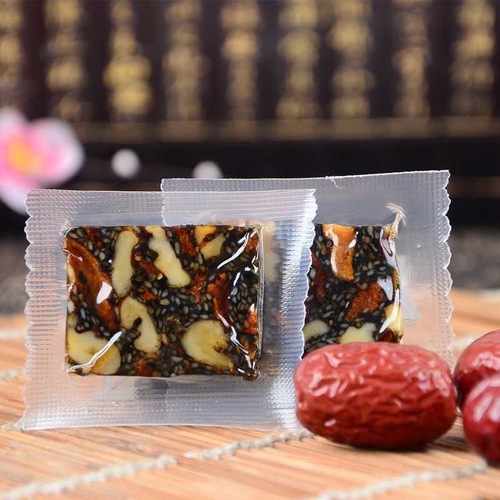 [100g/box] Donkey-hide gelatin cake ready-to-eat donkey-hide gelatin solid yuan cake black sesame walnut donkey-hide gelatin cake snacks little donkey Ben Ben