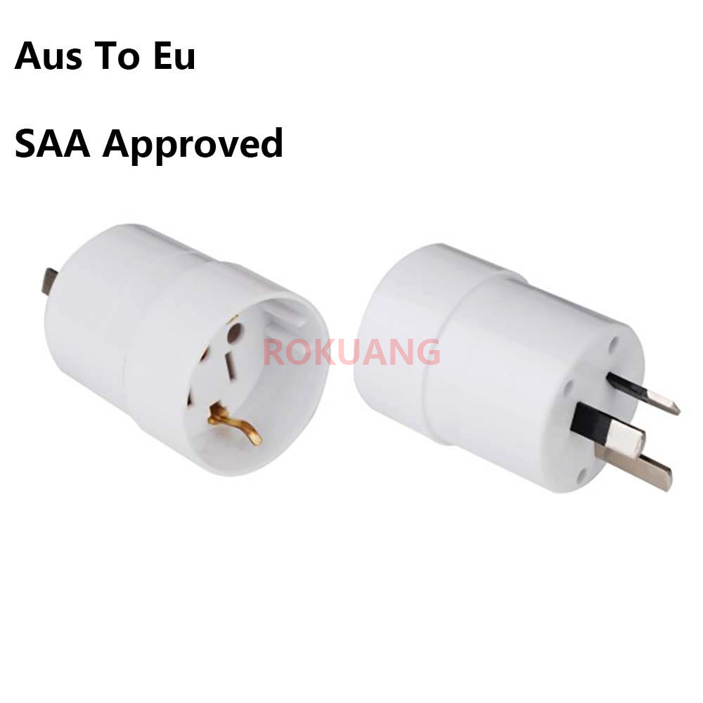 P301 澳式插头转德国插座 SAA认证 Schuko插座 德标转换插头 SAA