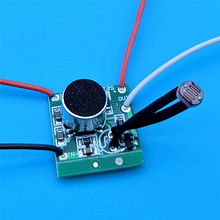 低压3-30伏声光控震动开关3.7V5V12V24V路灯太阳能灯制作声控模块