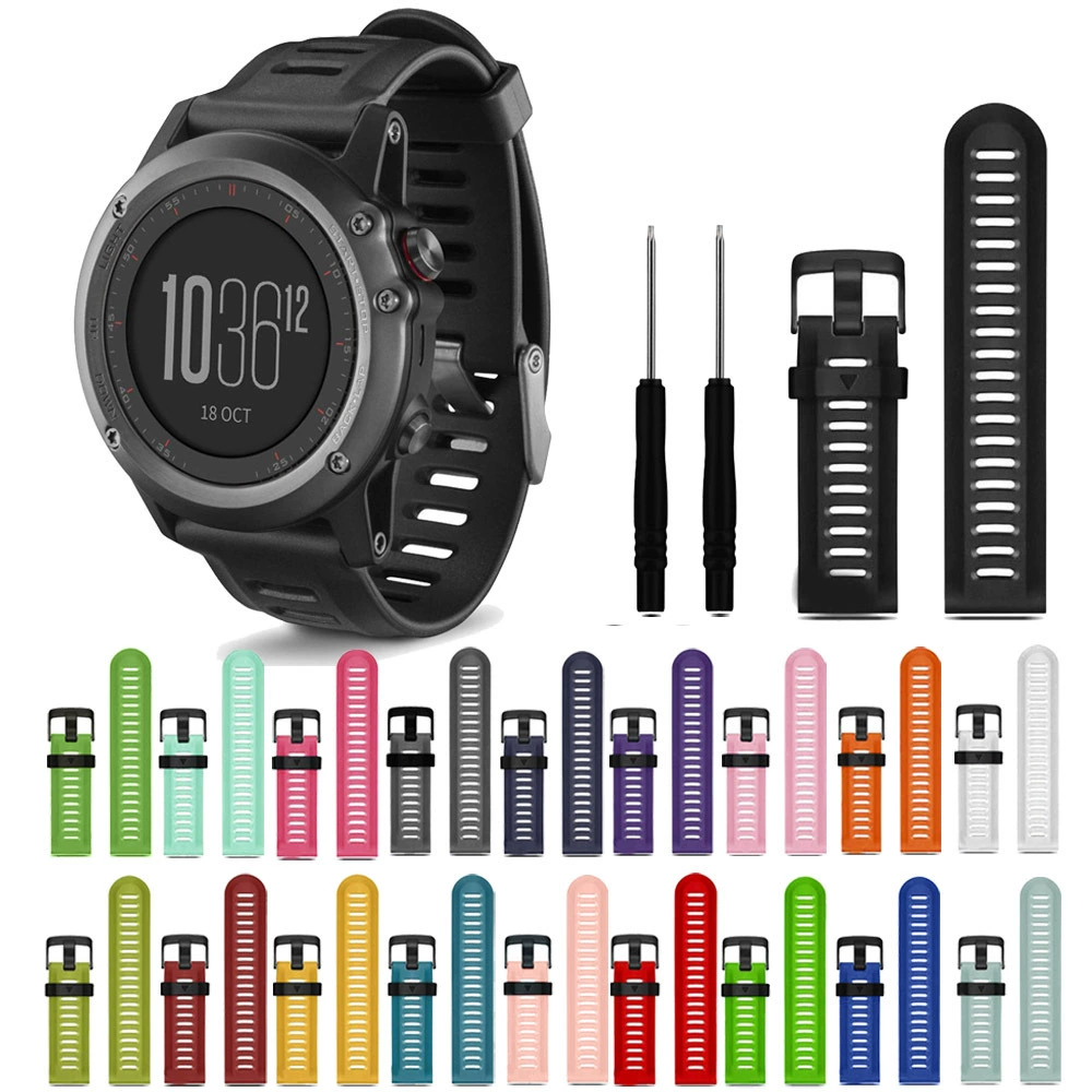 Для Jiaming Garmin Fenix3 HR умные часы силиконовый ремешок аксессуары для сердечного ритма спортивный браслет