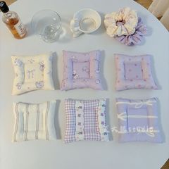 パープルカードプレスミニマット生地キルティングコースター雰囲気装飾小道具テーブル断熱マットプレースマット