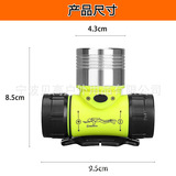 (Трансграничная торговля), водонепроницаемый фонарь, светодиодный переключатель, дайвинг, 10W, высокая мощность