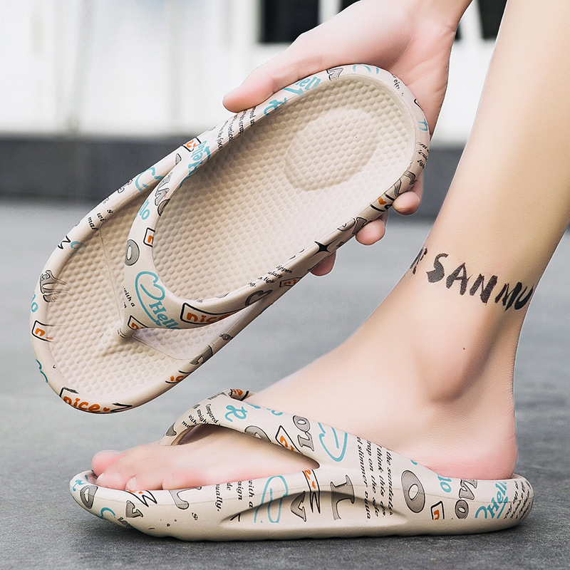2024 cross-border new flip-flops for men summer large size flip-flops for men lightweight non-slip outdoor couple beach shoes_voghion.com