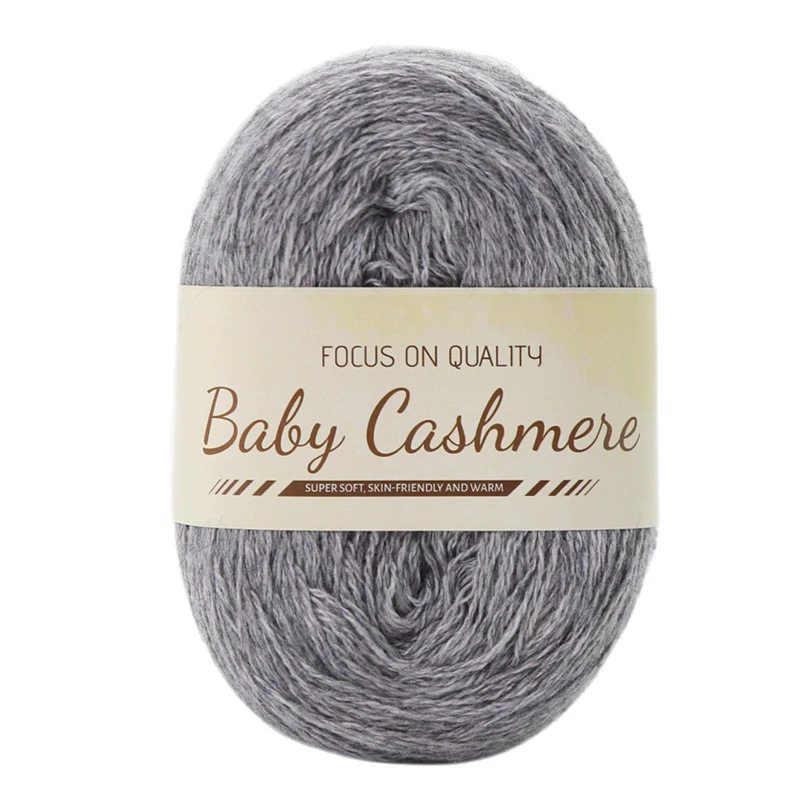 Cashmere woven scarf handmade, ball of yarn, materials set, DIY