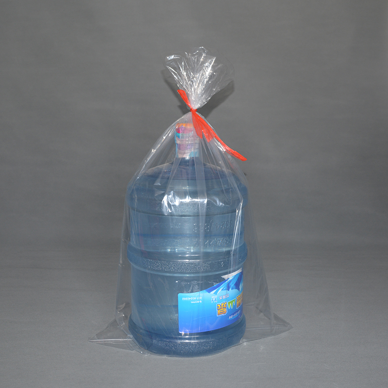 Gran bolsillo plano transparente almacenar embalaje polvo bolsa plástica bolsa de película plástica envasado de alimentos bolsa de película interna fija