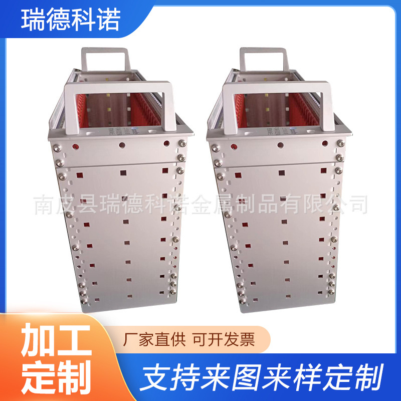 6U 3+3奔泰机箱 金属冲压折弯打孔激光切铝材机箱外壳 型材机箱