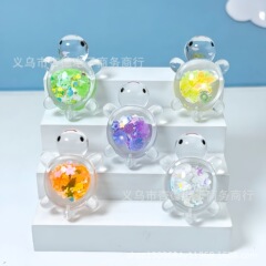 アクリル発光透明スパンコール小さなカメかわいい diy デスクトップ装飾品トレンディなブラインドバッグ卸売ドロップシッピング