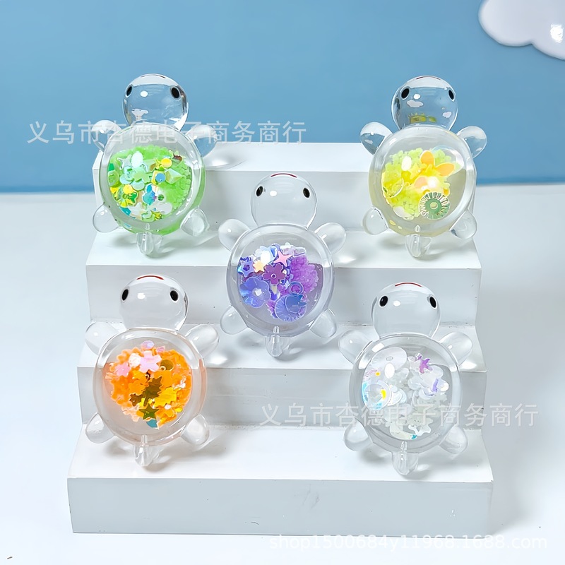 アクリル発光透明スパンコール小さなカメかわいい diy デスクトップ装飾品トレンディなブラインドバッグ卸売ドロップシッピング|undefined