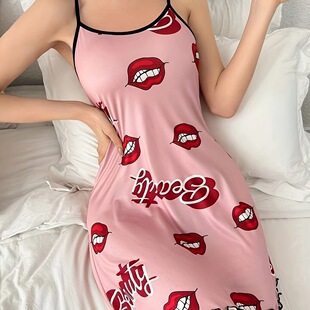 �����¿�tɫ��ӡŮ�o�����˯ȹ�W���Ҿӷ�˯�����b