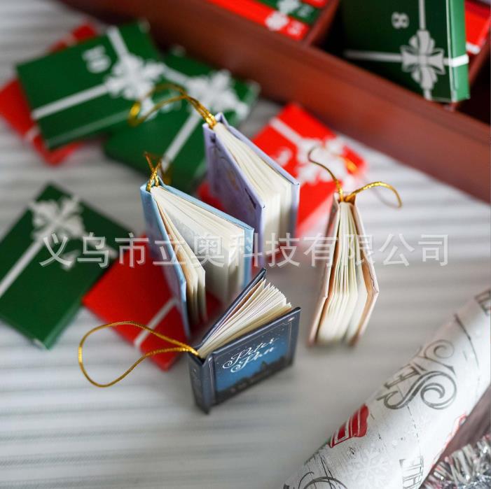 跨境爆款Mini Book Ornament Advent盲盒圣诞节惊喜厂家批发|undefined