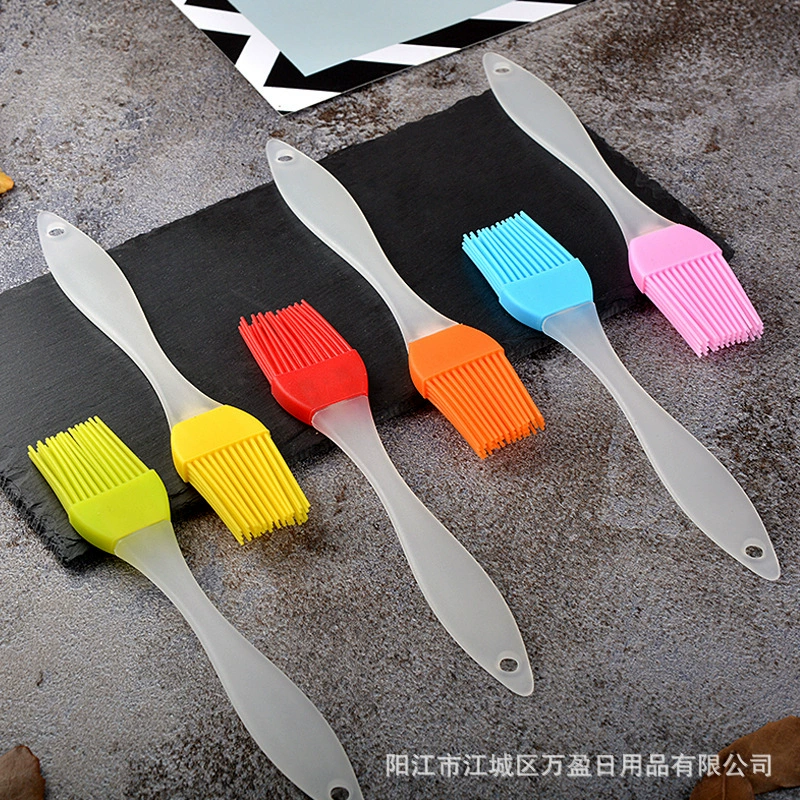 Маленькая разделенная силиконовая масляная щетка, щетка для барбекю, силиконовая щетка, щетка для выпечки, силиконовая щетка, инструмент для барбекю, в наличии