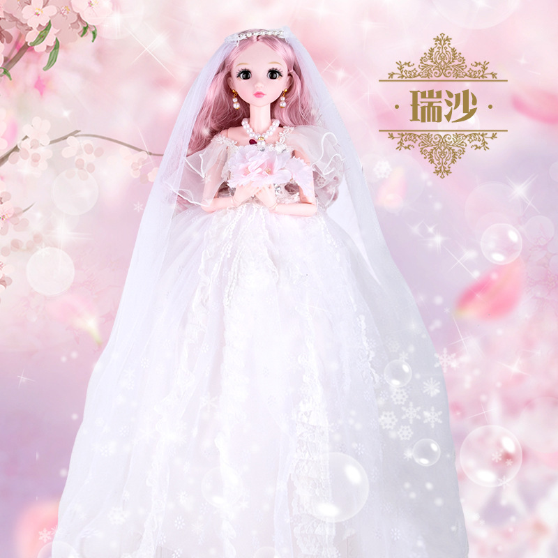 Cross Border 60cm Barbabi Doll Gift Box suit Music Girl Doll Wholesale Children's Play House Toy