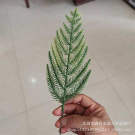 仿真植物仿真松针支双面立体多头松枝圣诞圈圣诞工艺品装饰PE松枝